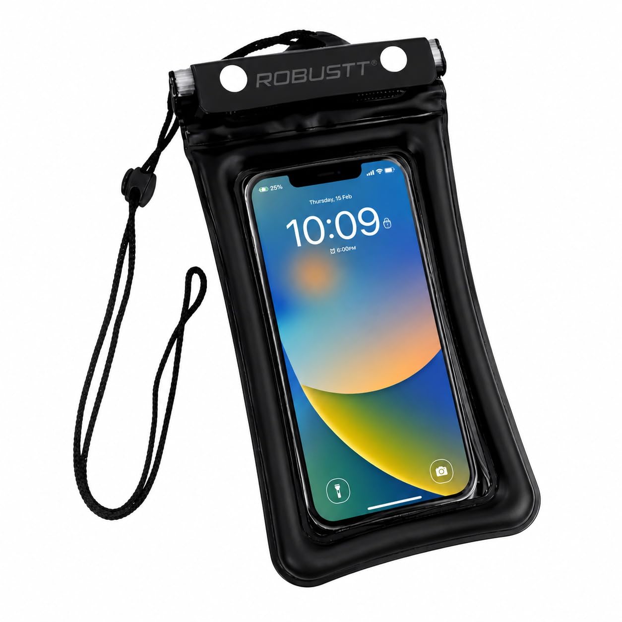 Waterproof Mobile Pouch with Secure Lock Universal Waterproof Phone Case Cover for Smartphones Waterproof Dry Bag with Touch Screen Support for Swimming, Beach, Kayaking, Boating, Travel, Multicolor-image-17