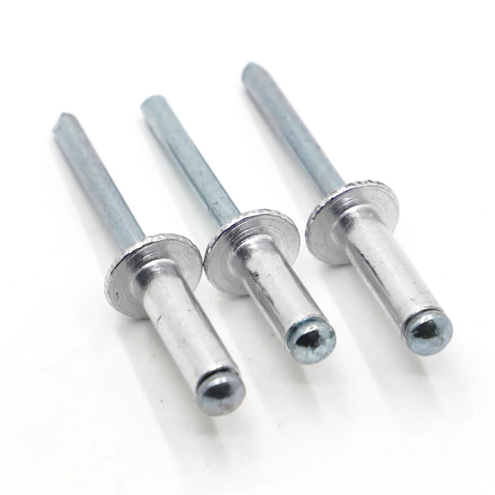 Remaches ciegos de aluminio M2.4, mandril de rotura de cabeza de hongo, remaches ciegos para muebles, coche, aviones (6 mm)