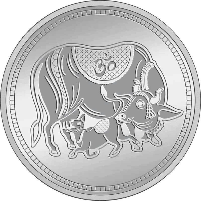 Ashok Kumar & Sons Kamdhenu Coin 10 Gram | Meaningful gift for special occasions like pooja, Dhanteras & Diwali (B0CL4C4KL4) Amazon Price History, Amazon Price Tracker