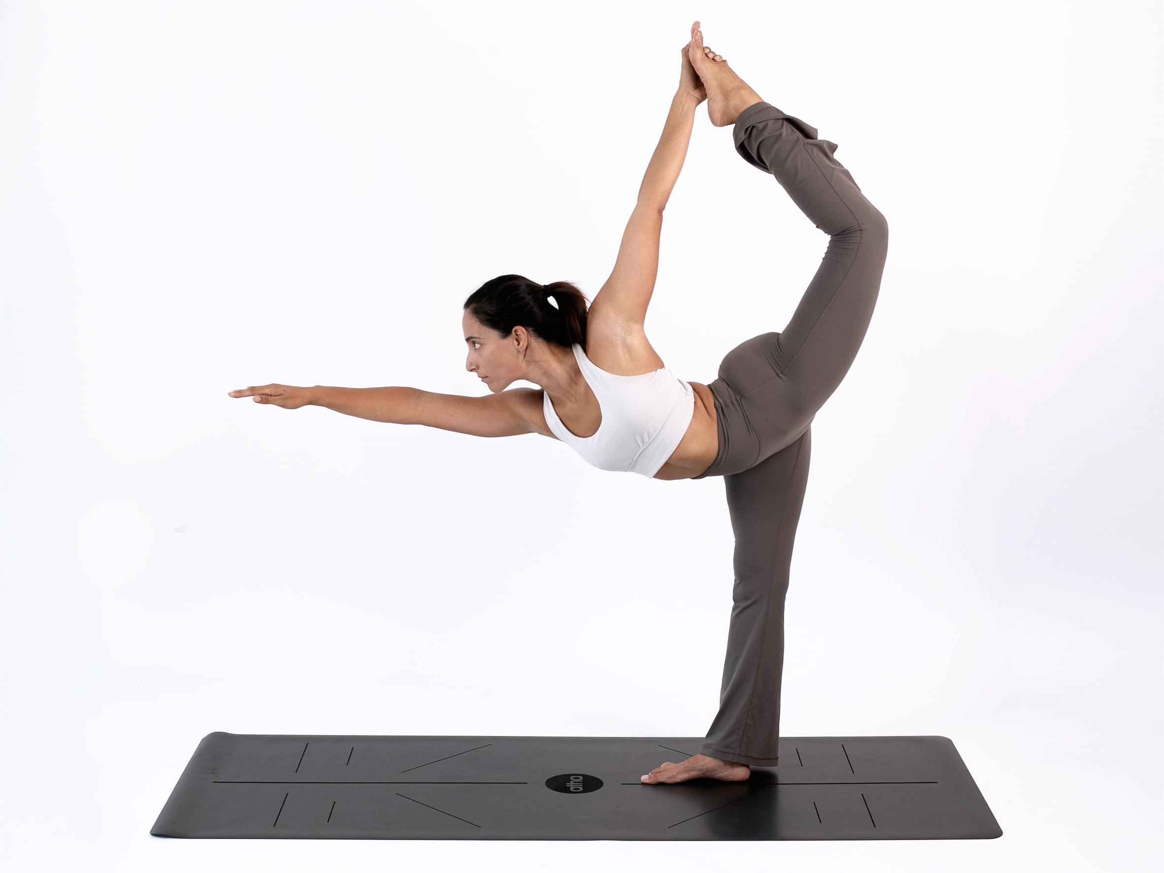 Esterilla de Yoga atha® PRO Travel Align | Ultra Adherente y Ligera (2mm) | Perfecta para Viaje y Sobre Esterillas de Estudio | Materiales Sostenibles | Correa Incluida
