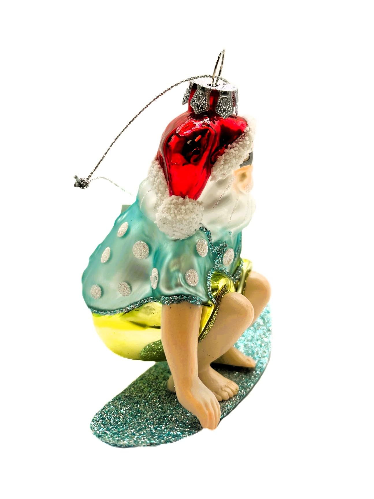 Kurt Adler szklana ozdoba Świętego Mikołaja, 10 cm (YAMJ8914)