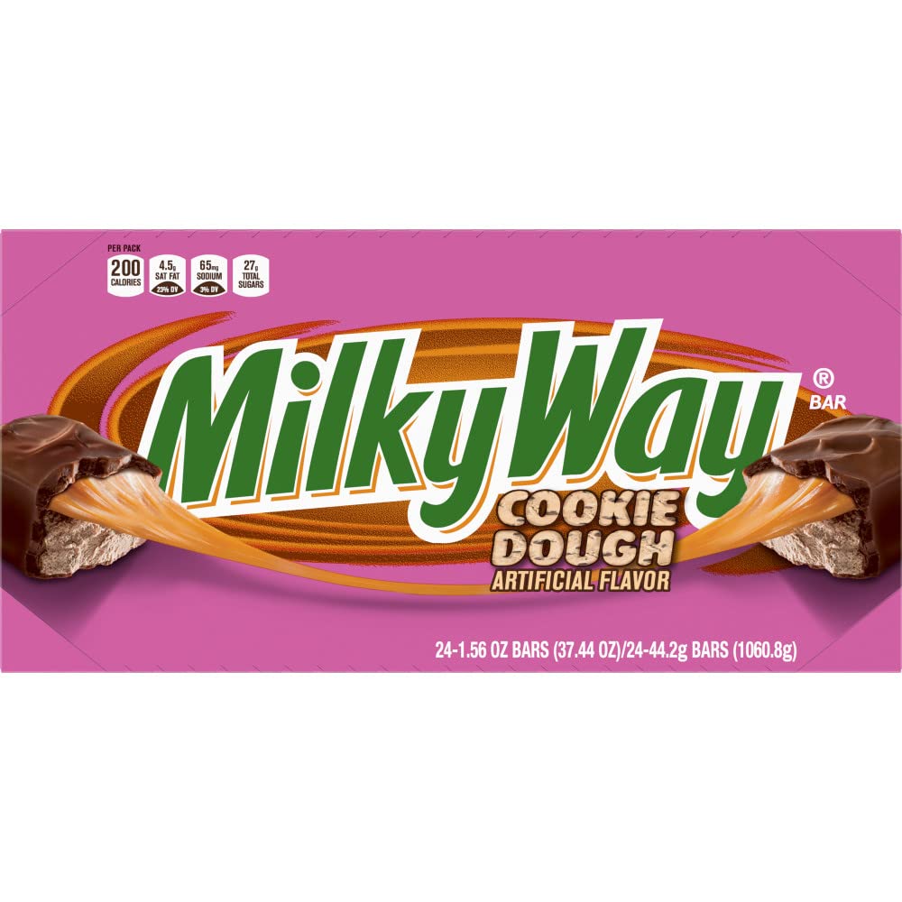 MILKY WAY US COOKIE DOUGH SINGLES 1.56 OUNCES EACH 24 PER CARTON 6 PER CASE
