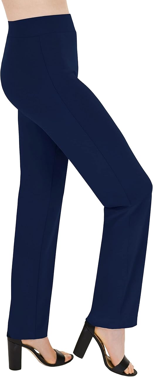 パンツ Siyazu SIPT7090 Feminine Low Rise Bootcut Slacks_Charcoal SIPT7090_main_01.jpg