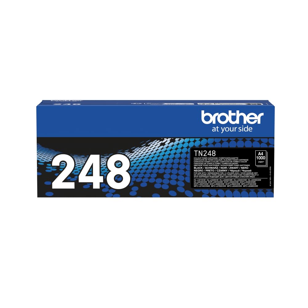 Brother TN-248BK Toner Cartridge, Black, Single Pack,
