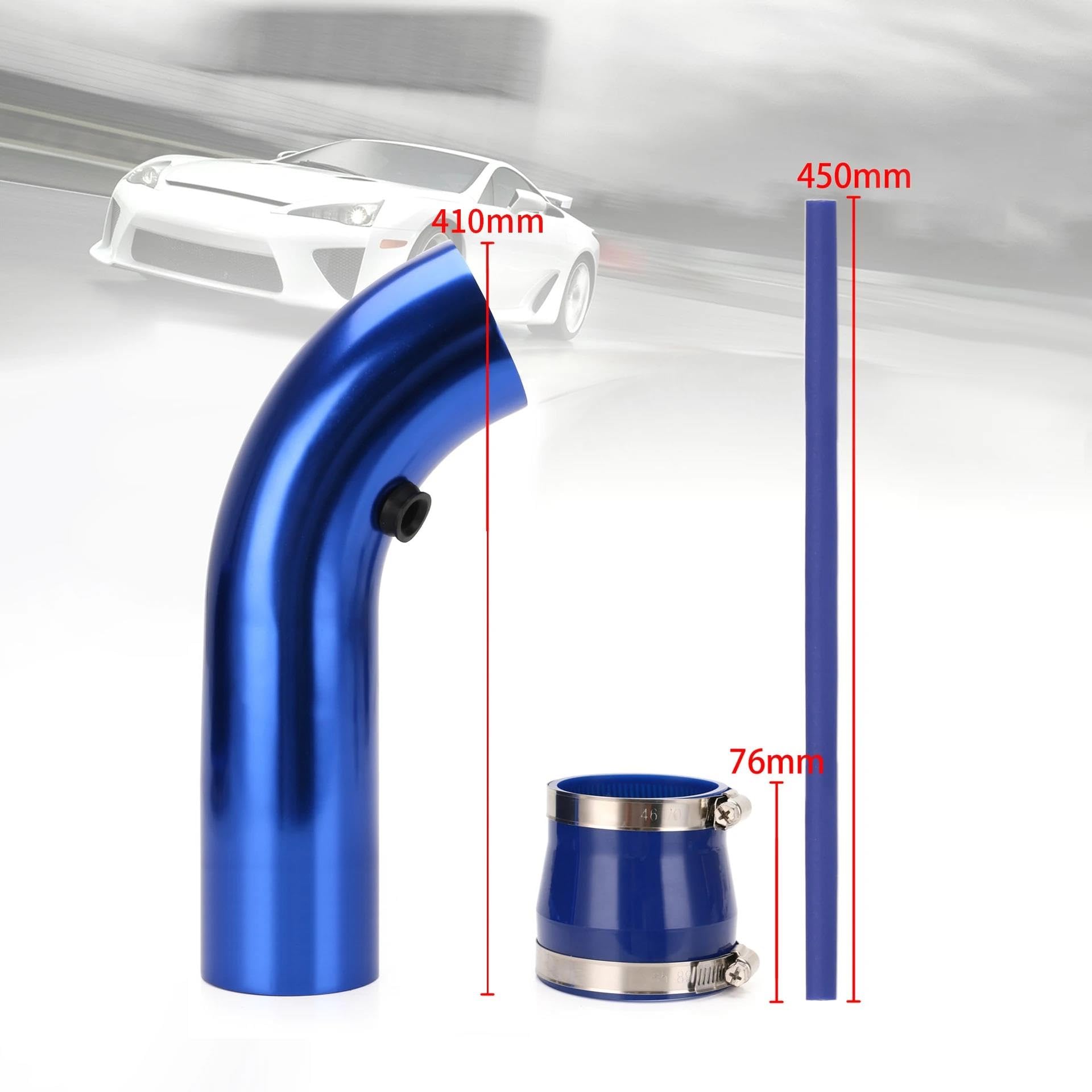 Kit aspirazione fredda con effetto Venturi in alluminio DNA Racing