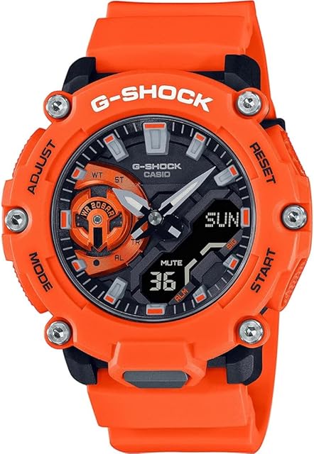 Casio Men's Analogue-Digital Quartz Watch with Plastic Strap GA-2200M-4AER