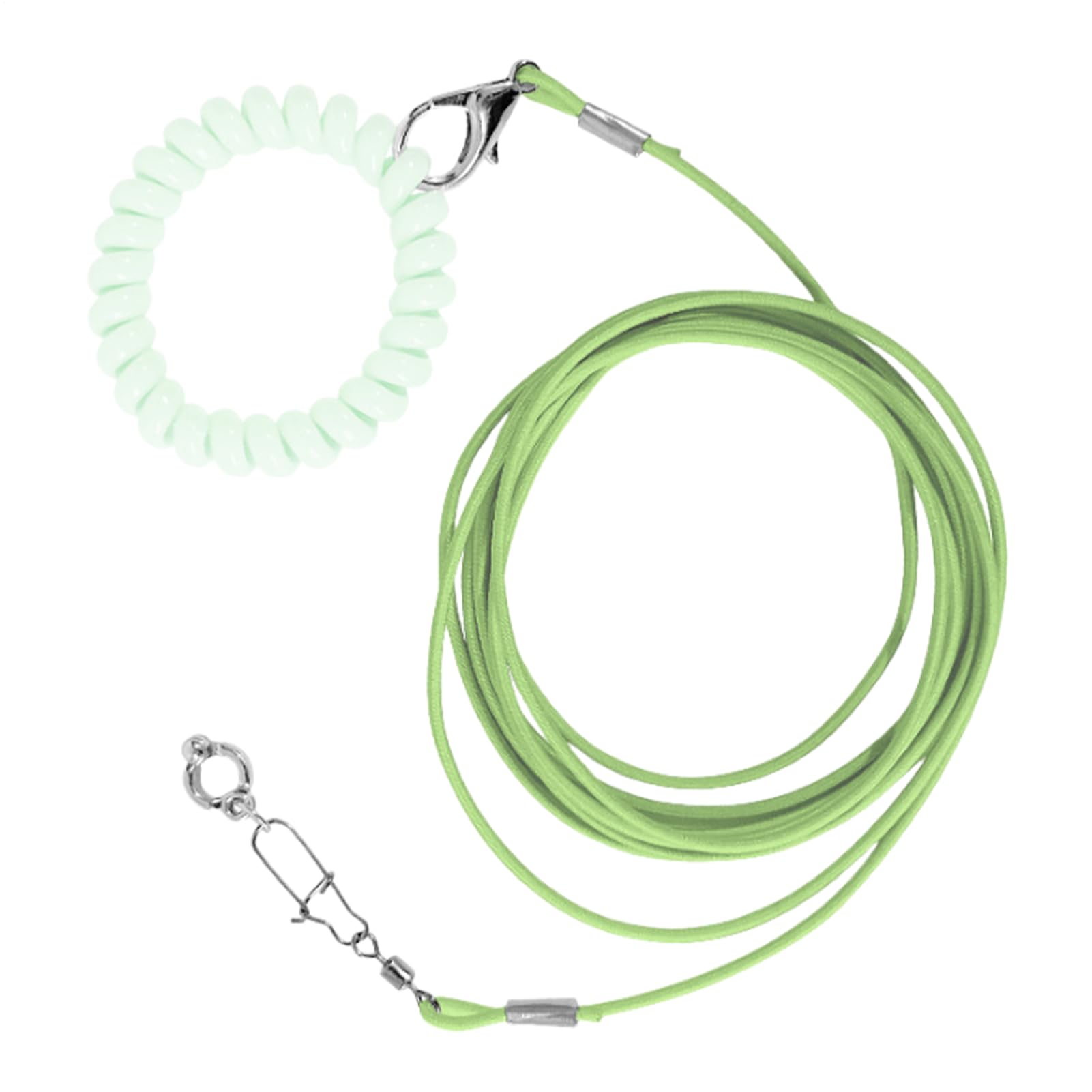 Cadena de pie de pájaro, Cuerda voladora Desmontable para Loros para Mascotas, Juguete de Entrenamiento para pájaros Resistente a Las mordeduras con de Tobillo para terraza, jardín, Patio