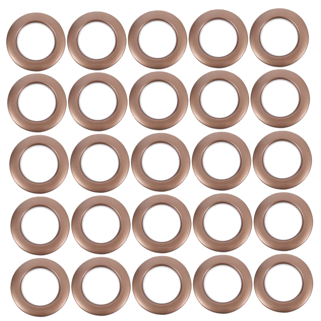 TEHAUX 75 Œillets de Rideau en Plastique, Anneaux de Diamètre Intérieur, Silencieux et Légers, pour Rideaux à Œillets, 75 Pièces, Bricolage