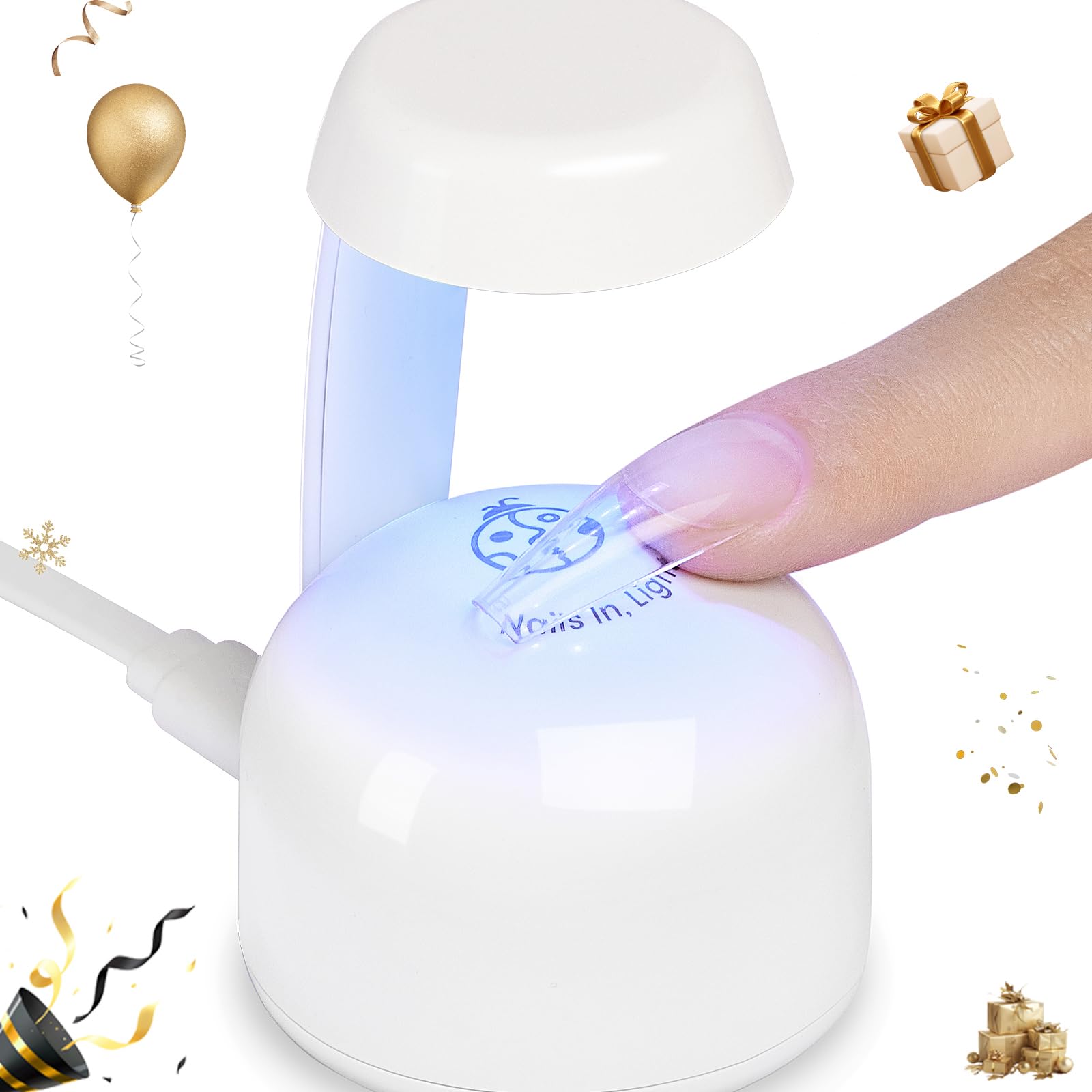 Beetles Mini UV Light: Flash Cure Gel Nails -8