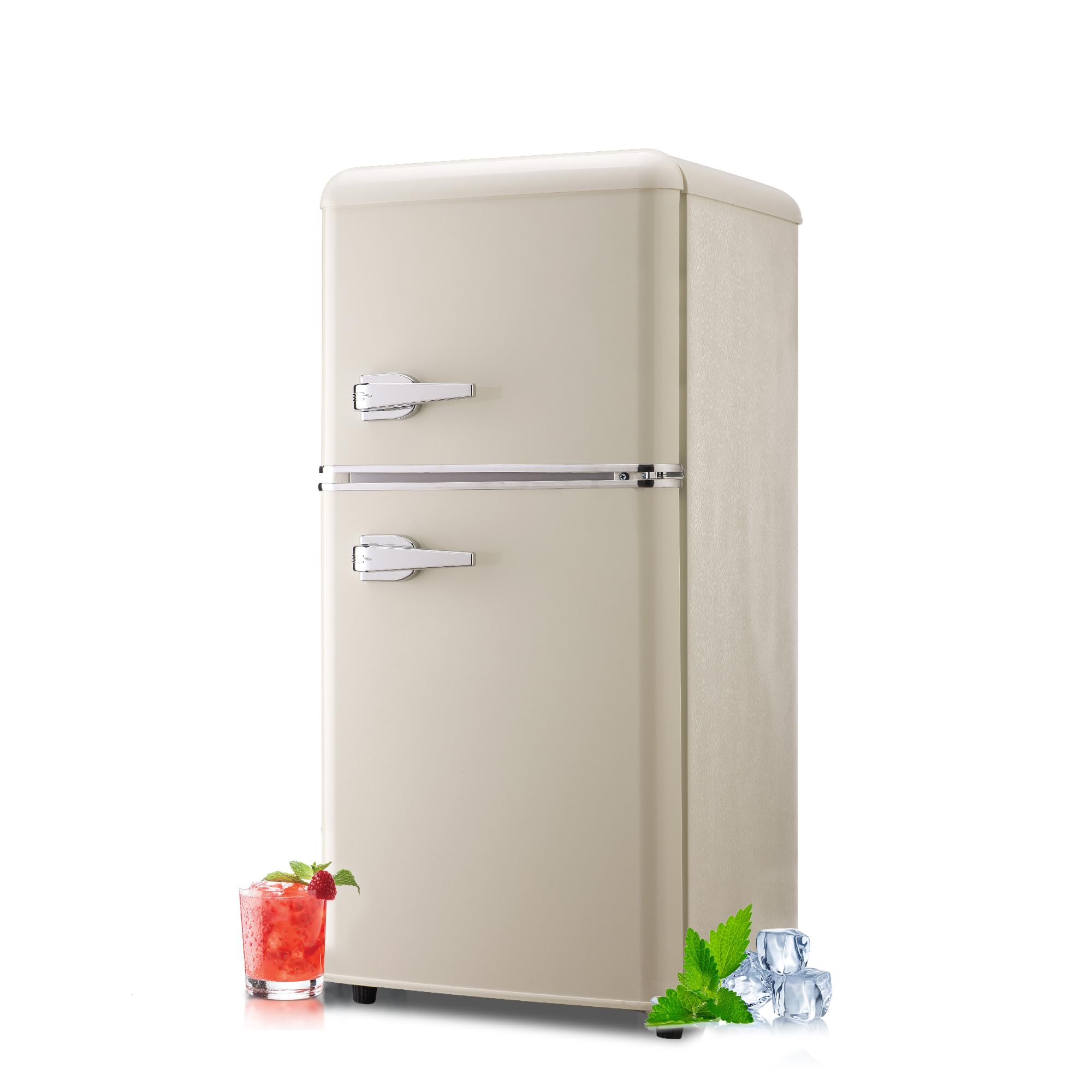rosmena RO-FLS-80G-CREAM 3.5 cu ft Compact Freezer Cream