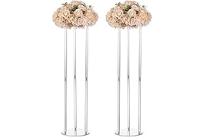 Elegant Effiel Tower Acrylic Vases Centerpieces for Glamorous Tablescapes