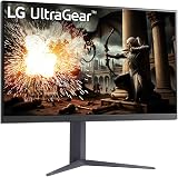 LG 32GS75Q-B.AEU - Ultralight Monitor, 32 inches, Gaming, IPS Panel, QHD, 2560 x 1440, 16:9, 1000:1, 1ms, 144 Hz, G-Sync, FreeSync, Black - 9