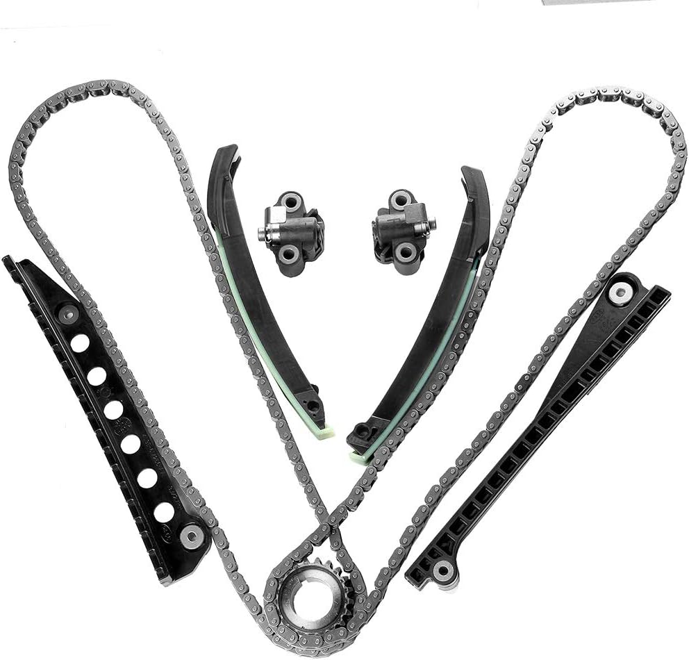 Engine Timing Chain Kit Compatible with 2003-2005 for Ford for E-150 Club Wagon 5.4L 2002 for Ford for E-150 Econoline Club Wagon 5.4L 90391SBC TK6068 90391SB TK6054L