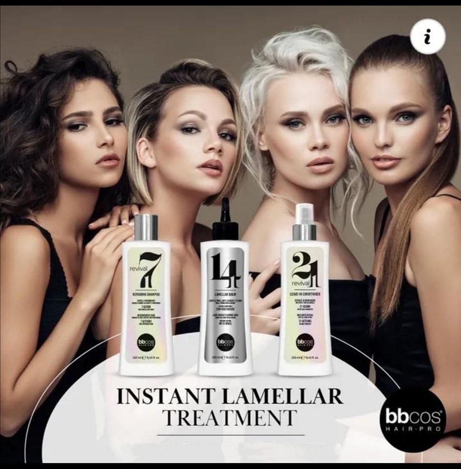 Revival Kit, Instant Lamellar Treatment Set, Professional Hair Care System with Shampoo, Conditioner, Leave-in Treatment, 3 Piece Set (Revival Kit Combo) - Image 7