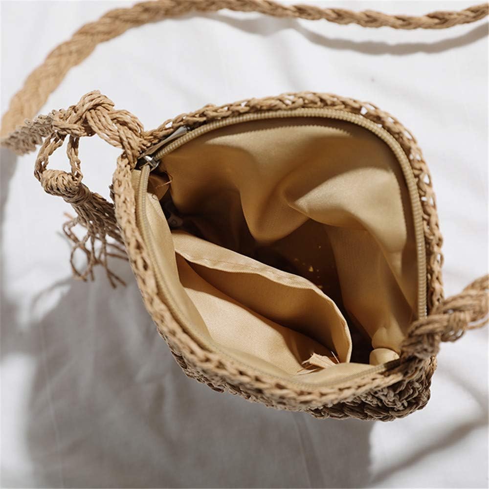 Straw Bag Women's Straw Clutch Purse Summer Beach Bags Envelope Wallet Woven Handbags