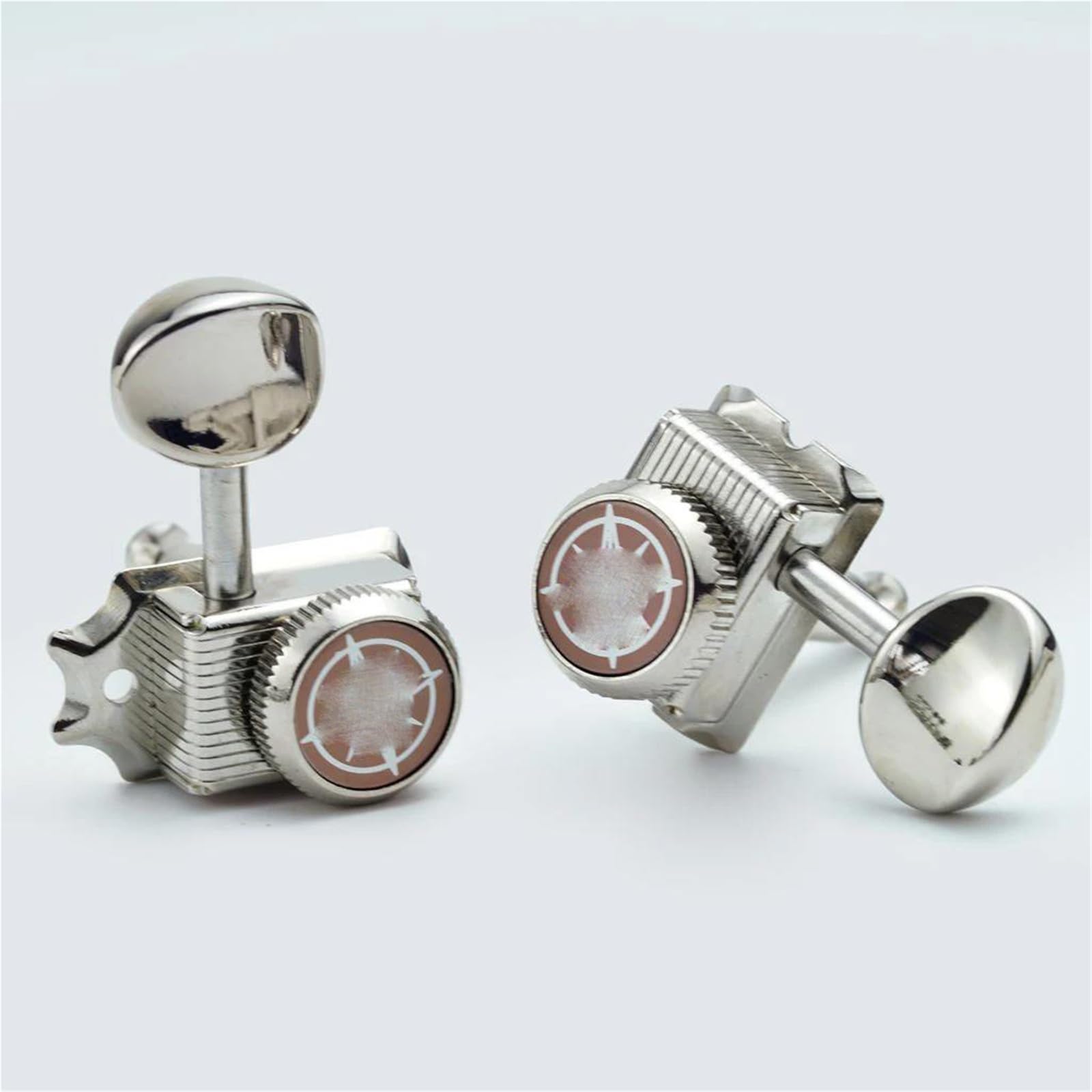 Gitarrenwirbel Set Mit 6 Verriegelbaren Gitarren-Mechaniken (Mechaniken) Für ST/TL-Gitarren(Nickel)