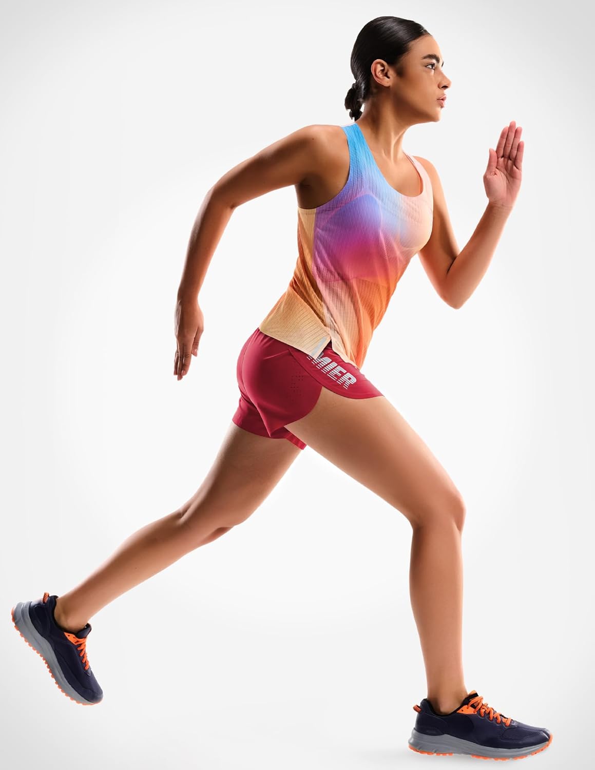 MIER Limitless - Running Tank Tops, Women's Seamless Quick Dry Marathon Racing Singlets, Ultra Lightweight