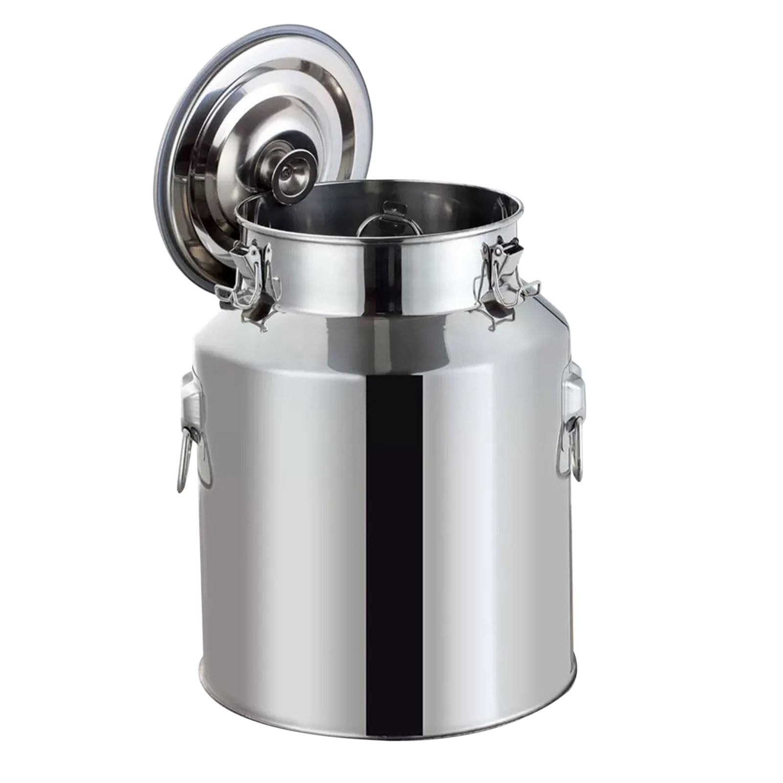 Pot de lait 201 en acier inoxydable de 9L pour conservation du vin