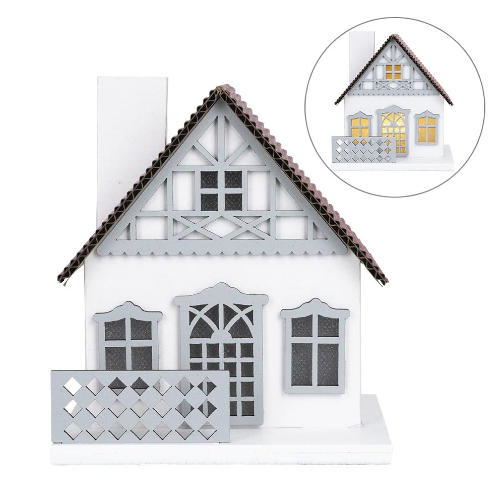 Maison De Bricolage Avec Puzzle De Piscine Miniature 3D Avec La Lumière Et La Musique