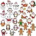 24 Hojas de Pegtinas de Navidad 318 Pegatinas con Forma de Muñecos de Nieve Santa Pingüinos Árbol de Navidad Pegtinas de Juego Favores de Fiesta para Navidad Sobres Tarjetas Caja de Regalo
