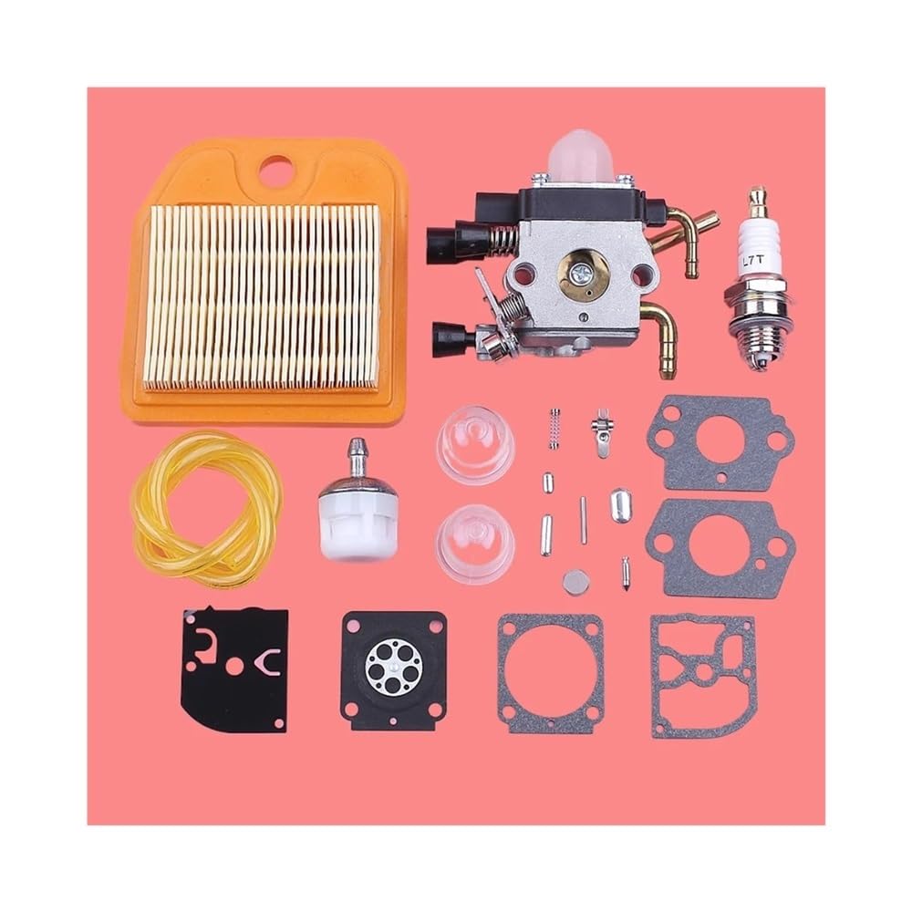 Kit réparation carburateur HS81 HS81R HS86T avec filtre à air et conduite de carburant