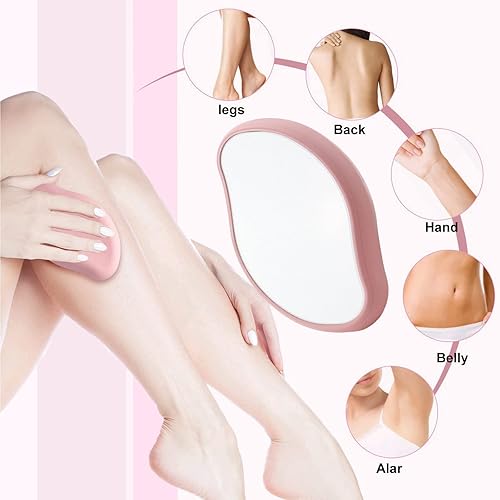 Miniatura 2 de Borrador de cabello de cristal para depilación, removedor de vello de cristal para mujeres y hombres, depiladoras reutilizables e impecables,