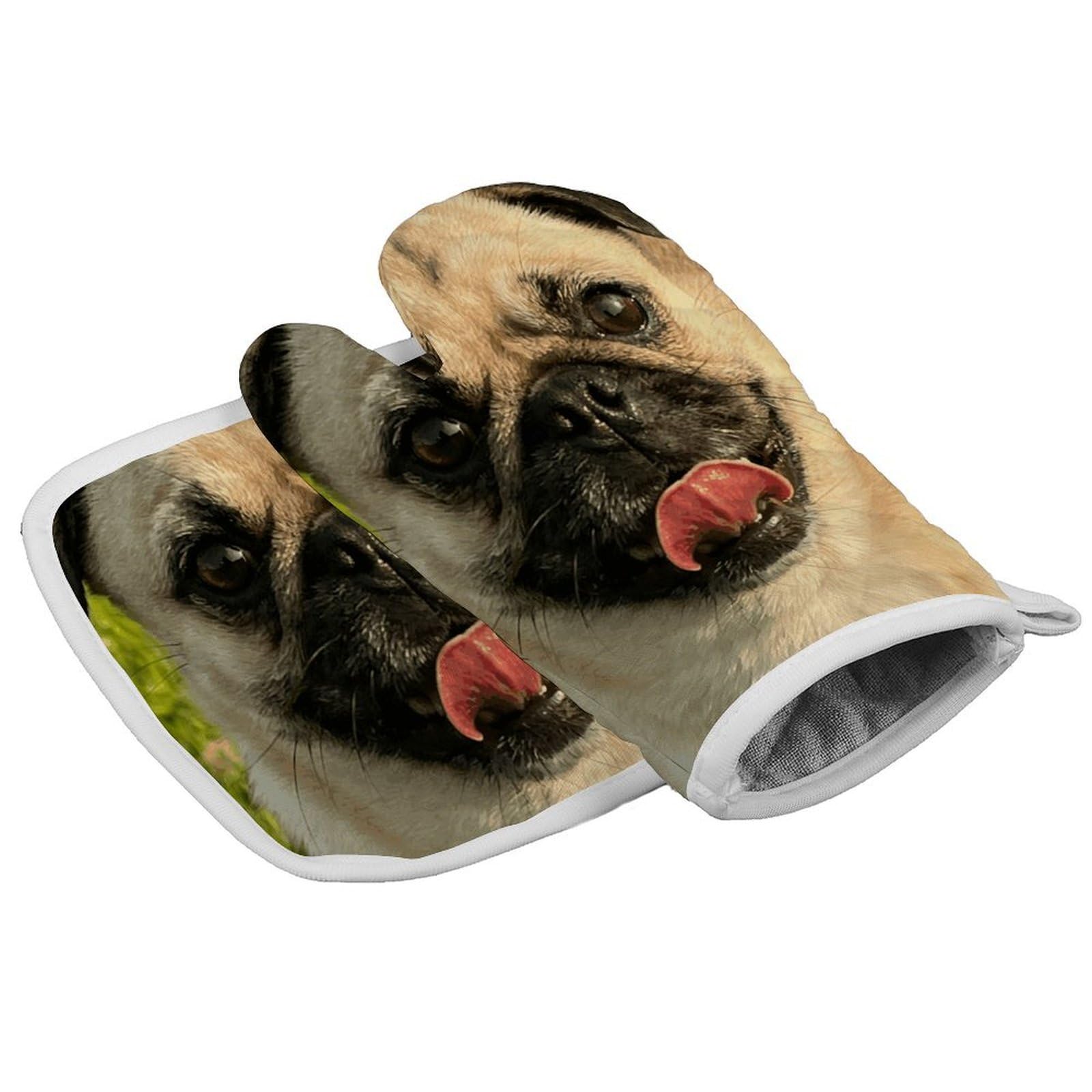 Fodpand Style Sunshine Puppy Oven Mitt Set With Lanyard, Cooking Mitt, Protective Thermal Insulation,Kitchen Mitt For Baking, Cooking, Grilling, Microwave