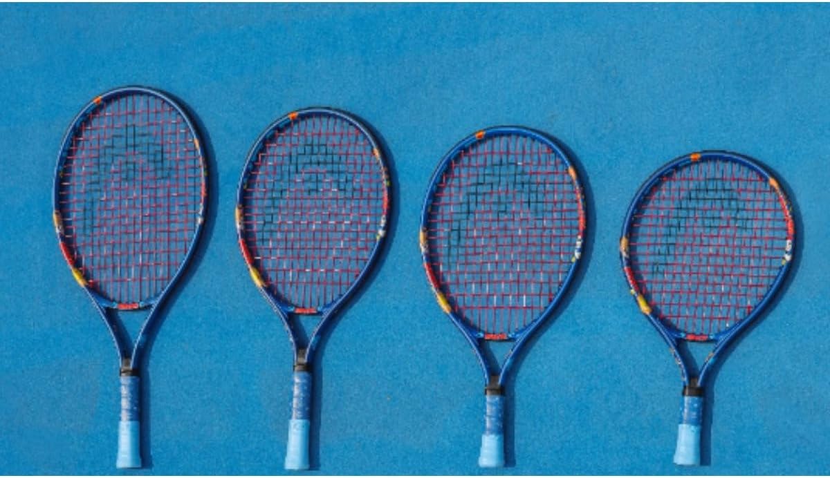 Head Paw Junior Tennis Racquet (Blue) Bundled w a Paw Backpack – Optional Tennis Balls and Overgrips