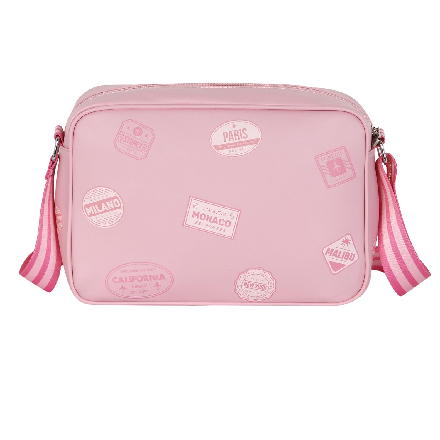 Barbie Travel-Torebka na Ramię Fashion, Różowa, 34 x 23 cm