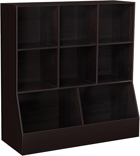 Miniatura 20 de DINZI LVJ Organizador de almacenamiento de juguetes, estantería para niños, gabinete de almacenamiento de juguetes de madera, estantería para niños