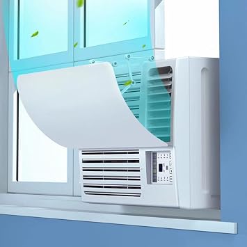 VERSAINSECT Air Deflector, Air Conditioner Deflector for Window Units, Air Conditioning Vent Deflector, Anti-Direct Blowing Baffle Wind Guide53 * 27cm