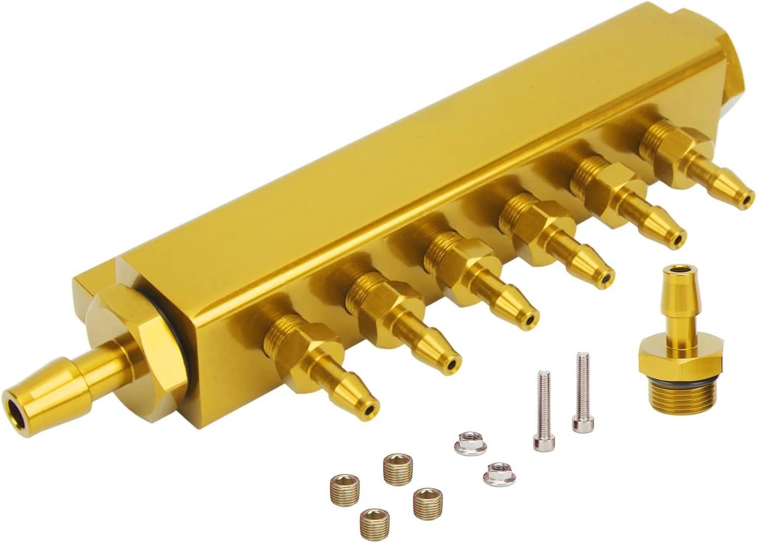 6 Port Vacuum Manifold Kit,6 Port Vacuum Block Intake