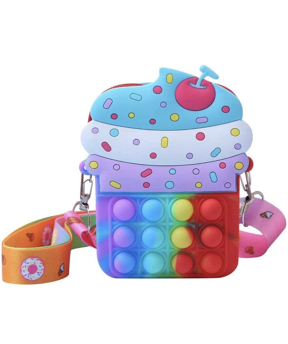 Gomerrykids 1 Pc Cartoon Donut Sling Bag Cross Body for Girls Birthday Return Gift (B09K7B1BKG) Amazon Price History, Amazon Price Tracker