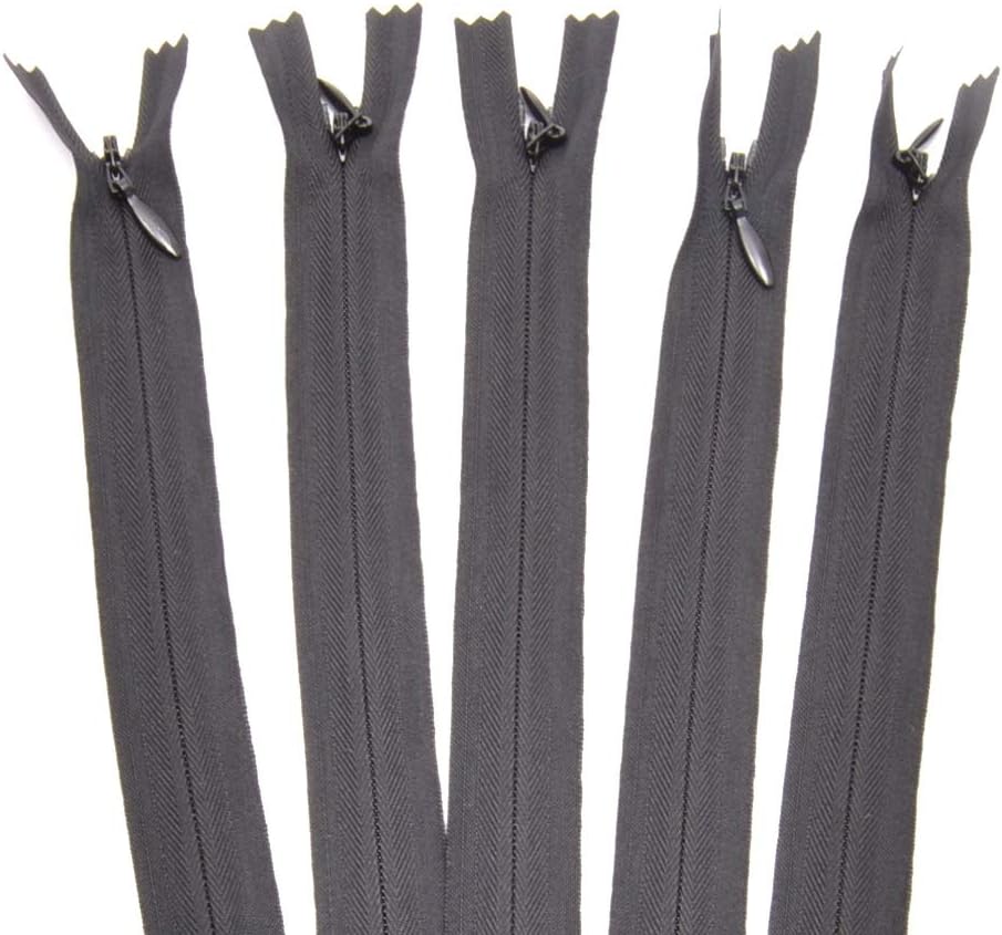 Trimz Adjustable Invisible Zip, Black, 60cm