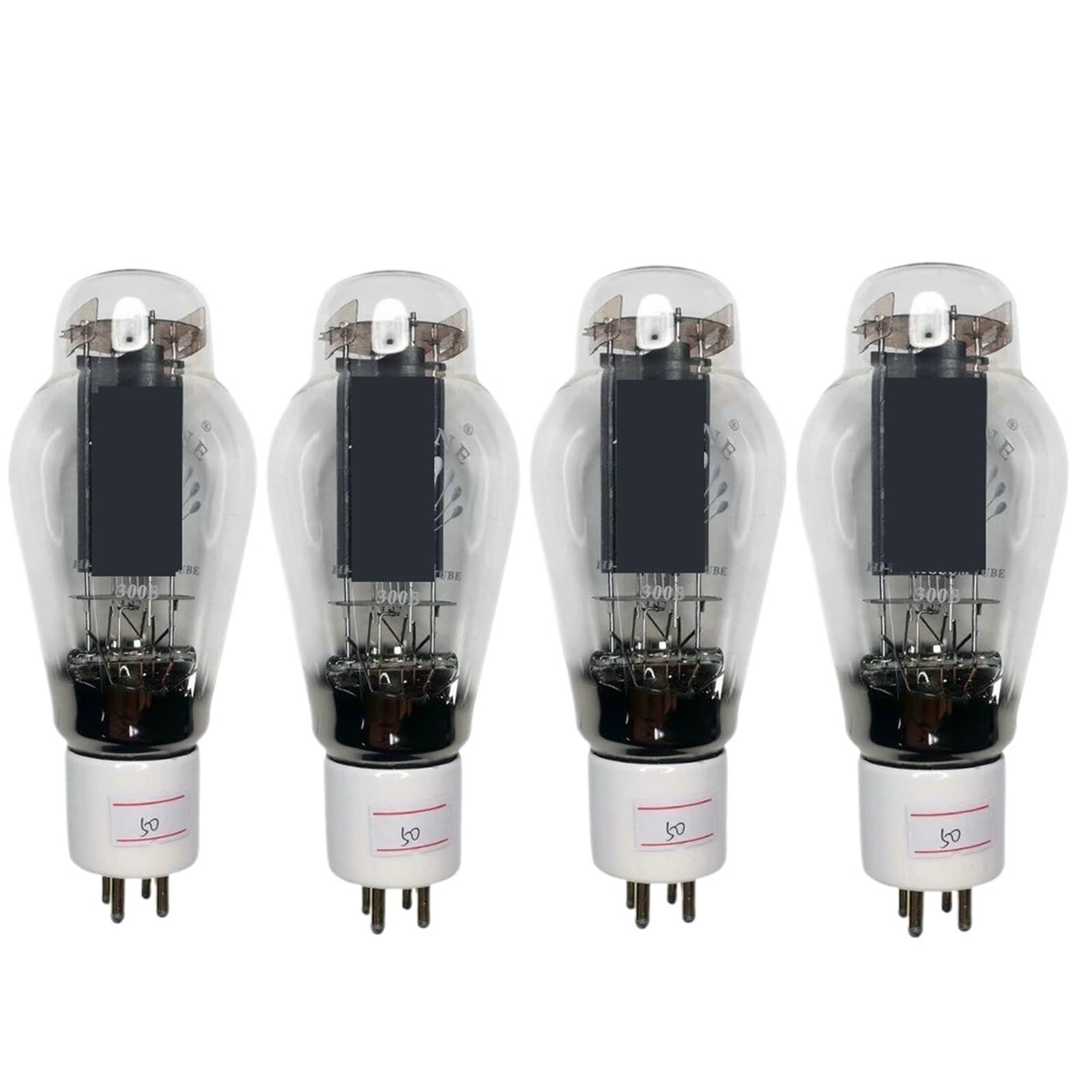 300B Vacuum Tube Replace 300BN 300BT PX300B WE300B 7300B 4300B Valve Electron Tube Amplifier(2pcs Black seat)