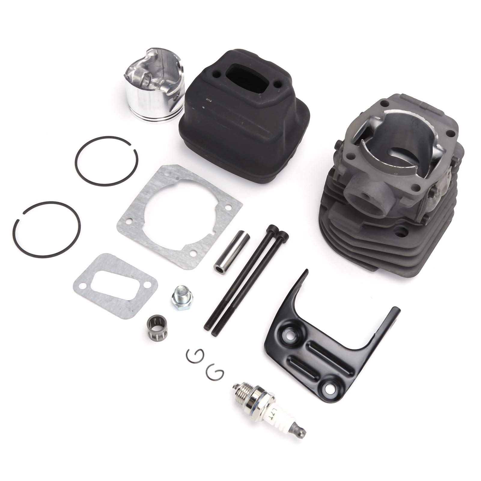Kit Silenziatore Cilindro Pistone Accessori Professionali per Attrezzi da Giardinaggio per CS2150 CS2152, Lega di Alluminio e Ferro di Alta qualità, Adatto per gli Appassionati di Giardino