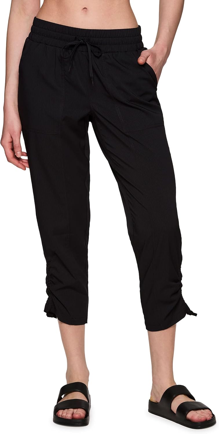 RBX Active Women's Relaxed Fit Lightweight Quick Drying Stretch Woven