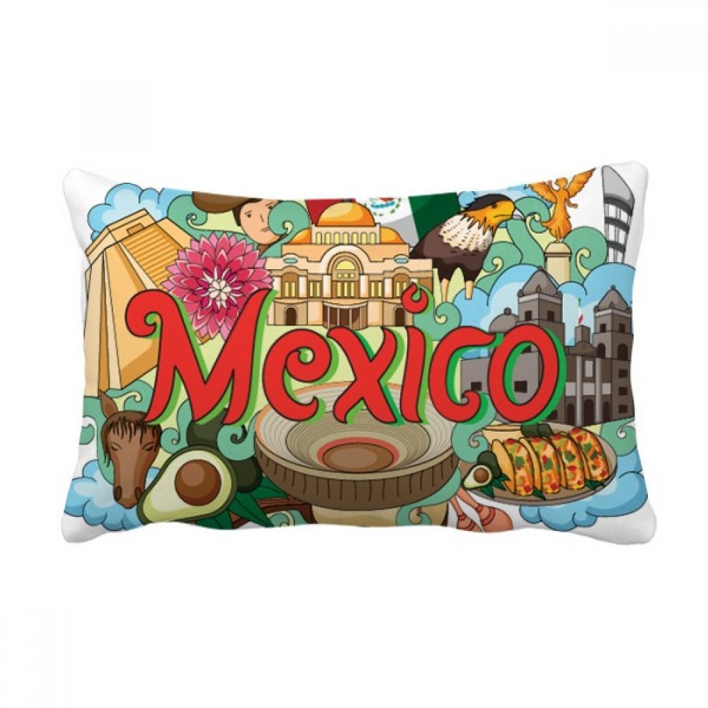 Coussin lombaire Mexique résistant pour soulager le dos sur le canapé du salon