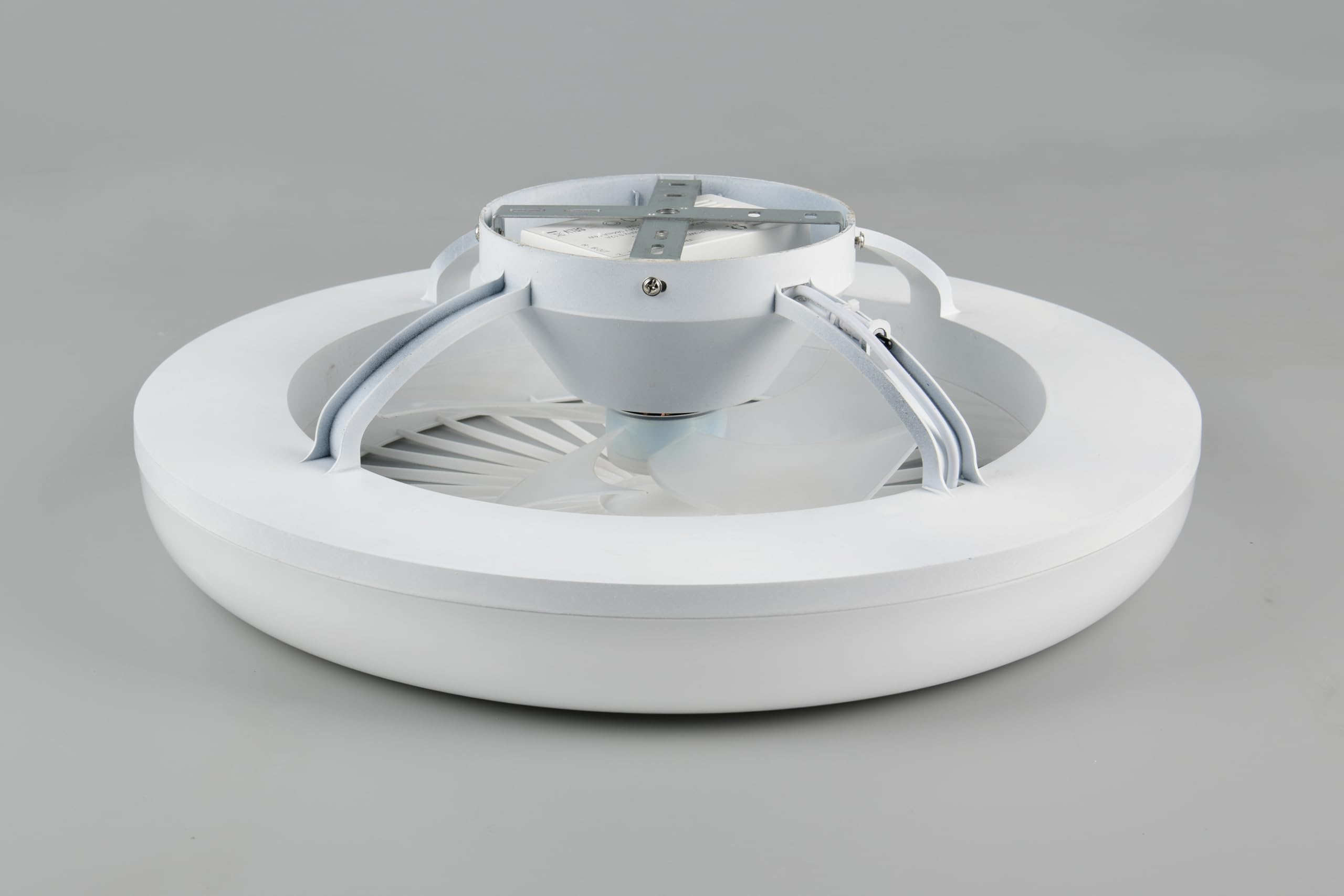 Reality Leuchten Ventilatore MORA R64032101, bianco, 10W, 2700K - 6500K, 1400 lm, dimmerabile