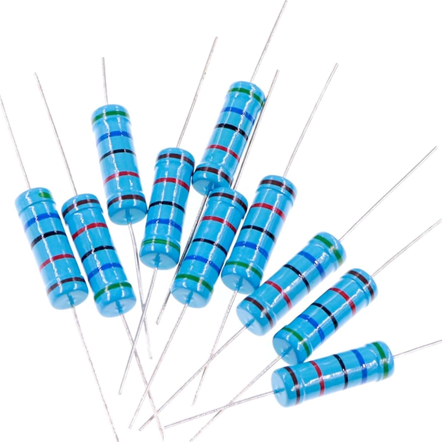 2 watt resistor 13 value set of resistance Kit,Metal film resistors 0.33R 1R 1.5R 2.2R 2.7R 3.9R 4.7R 5.1R 6.2R 6.8R 7.5R 8.2R