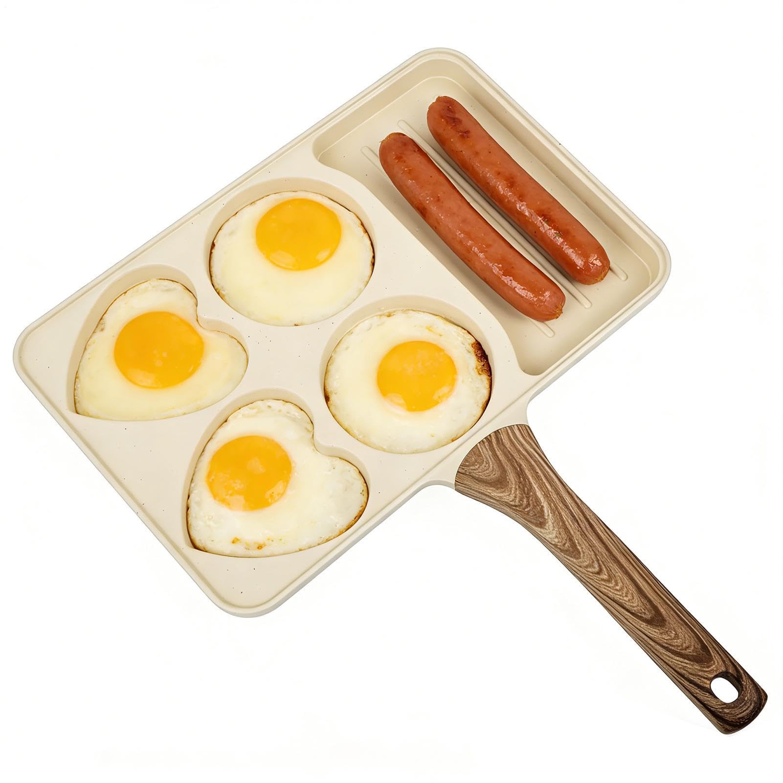 Poêle antiadhésive Generico à œufs et pancetta pour une cuisson sans attacher