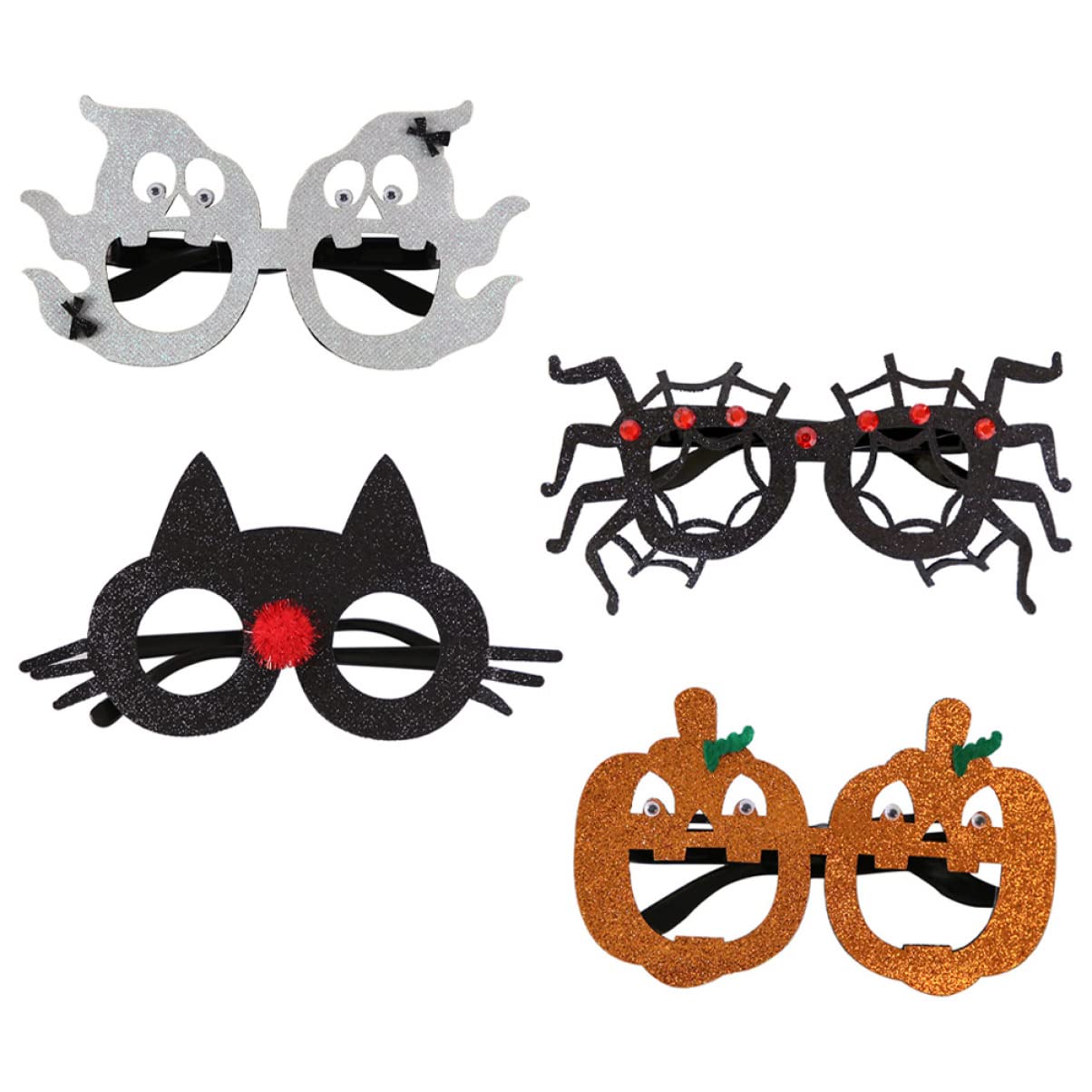 Toyvian Gastgeschenke 20 Stück Lustige Halloween- Halloween- Sonnenbrillen Kürbisgläser Gläser für - Party Brillenpapier Vasos Para Niños