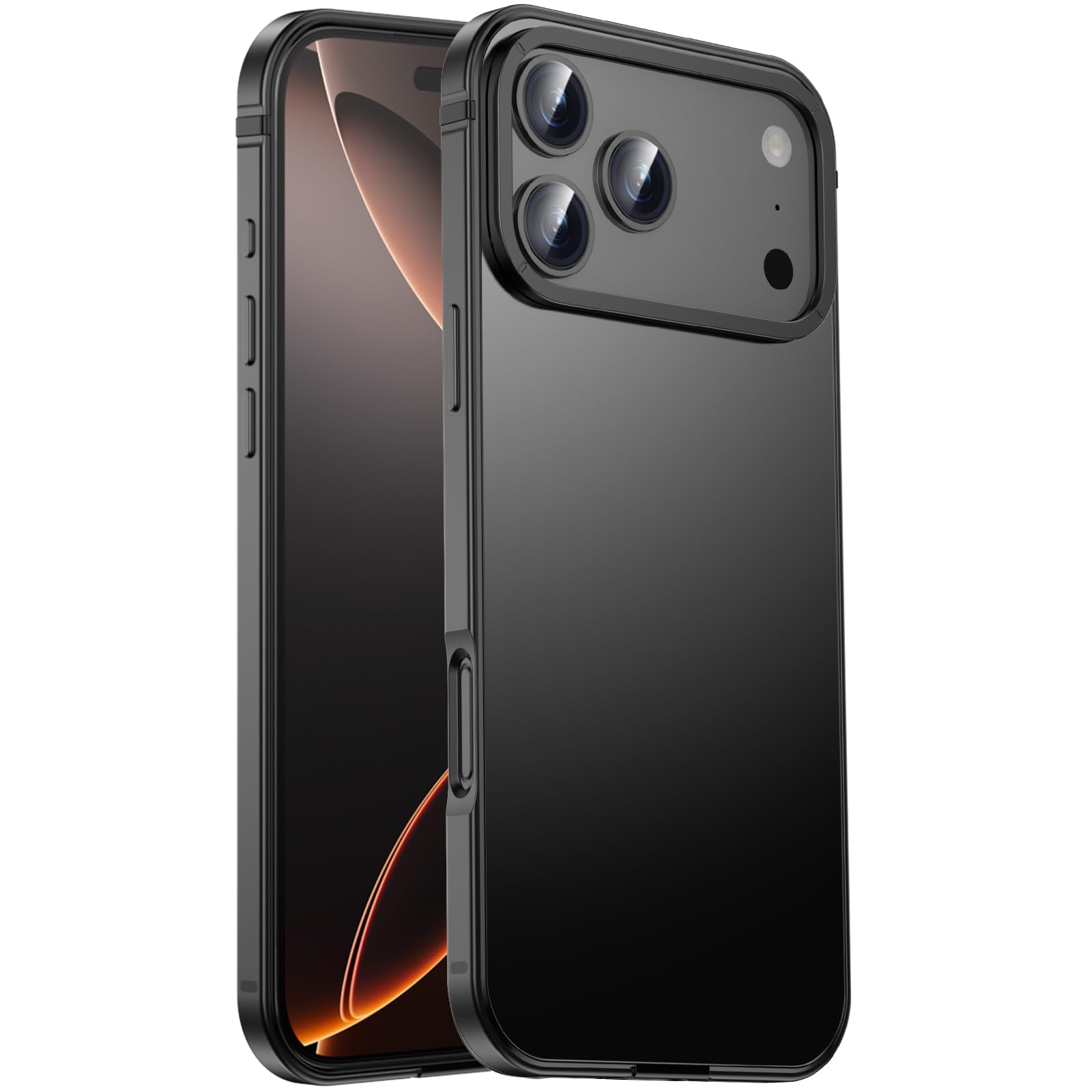 Amazon.co.jp: ノーブランド品 ケース iPhone 17 Pro用 チタン鋼