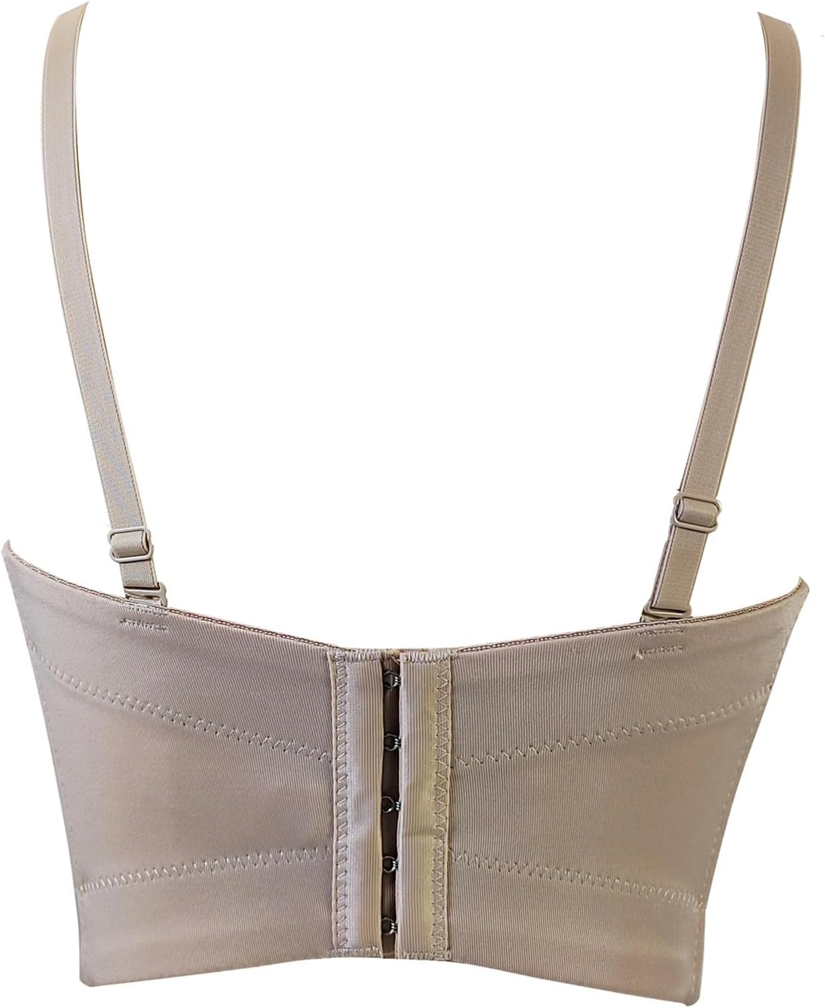 VEENDEO Women's Lace Bustier Corset Wedding Party Crop Top Bra Vest - Image 3