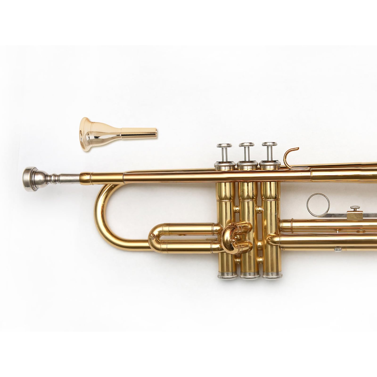 Generic Professionelles Tuba Mundstück aus Messing Robust und Filigran Ersatzteil für Tuba mit 13,3mm Durchmesser für Musiker und Auftritte
