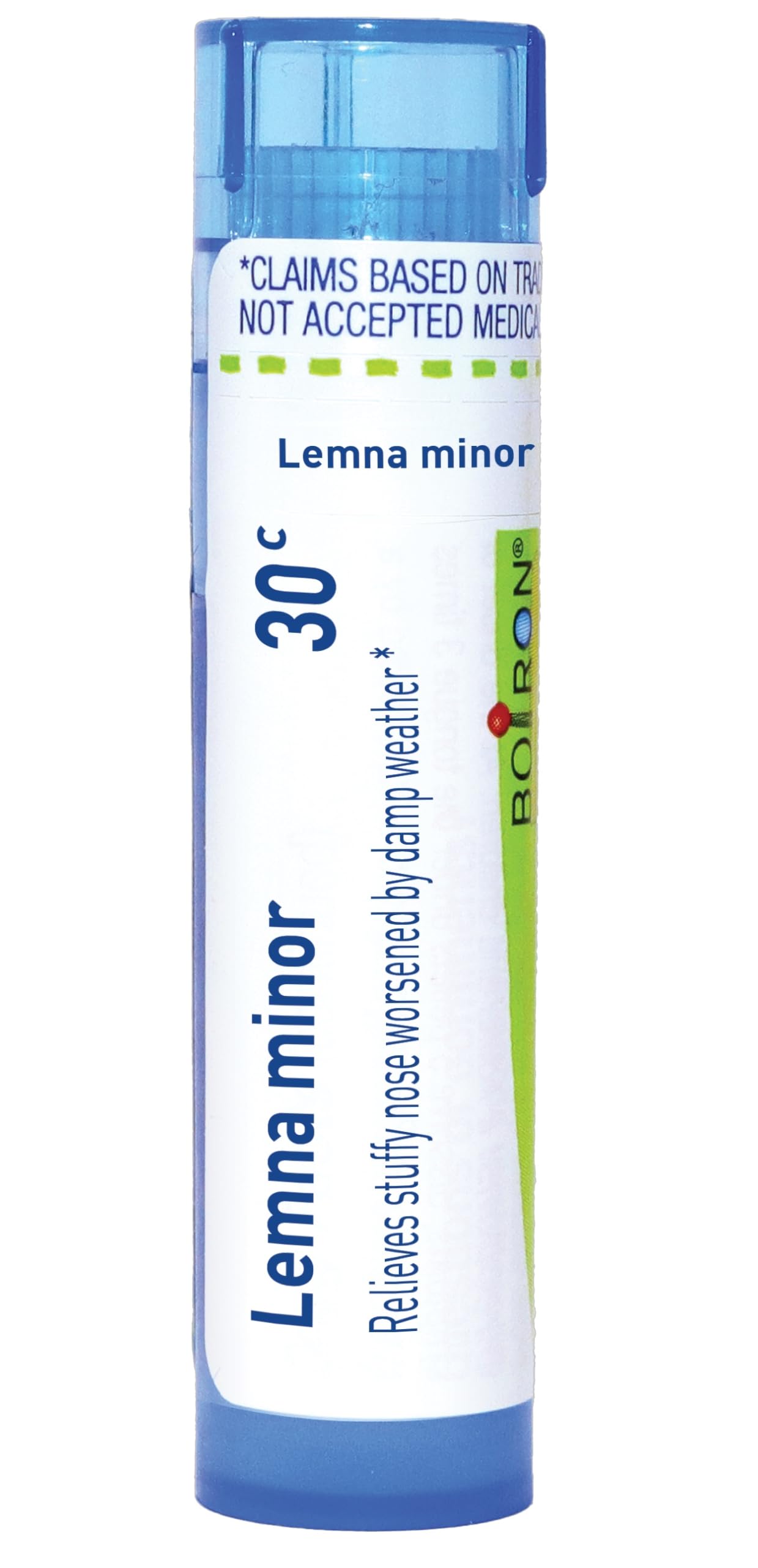 Boiron Lemna Minor 30C for Stuffy Nose Worsened by Damp Weather - 80 Pellets