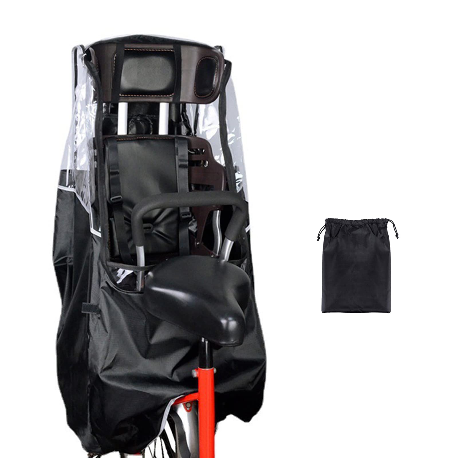 グレー チャイルドシートカバー 透明窓付き Amazon | Fkstyle 【透明窓付き】 自転車 チャイルドシート