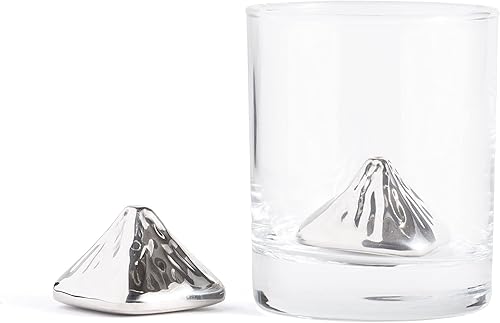 Miniatura 3 de Outset Juego de piedra de whisky de acero inoxidable, 2 enfriadores de montaña