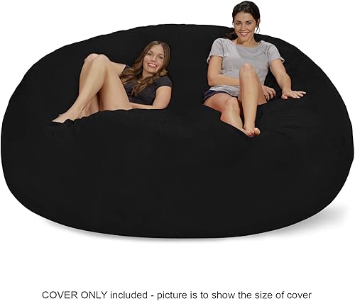 Miniatura 169 de Chill Sack - Funda para puf Microgamuza - Carbón - Solo funda,Microsuede - Chocolate - Solo funda,Microsuede - Azul marino - Solo funda,Guijarro -