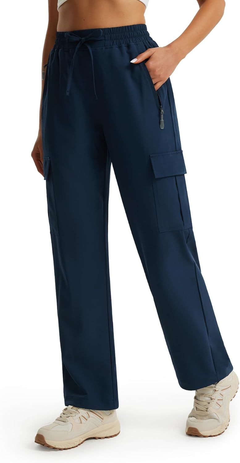 Libin Women's Hiking Pants Lightweight Quick Dry Cargo Pants Petite/Regular/Tall Casual Work Travel Safari Clothes - Image 3